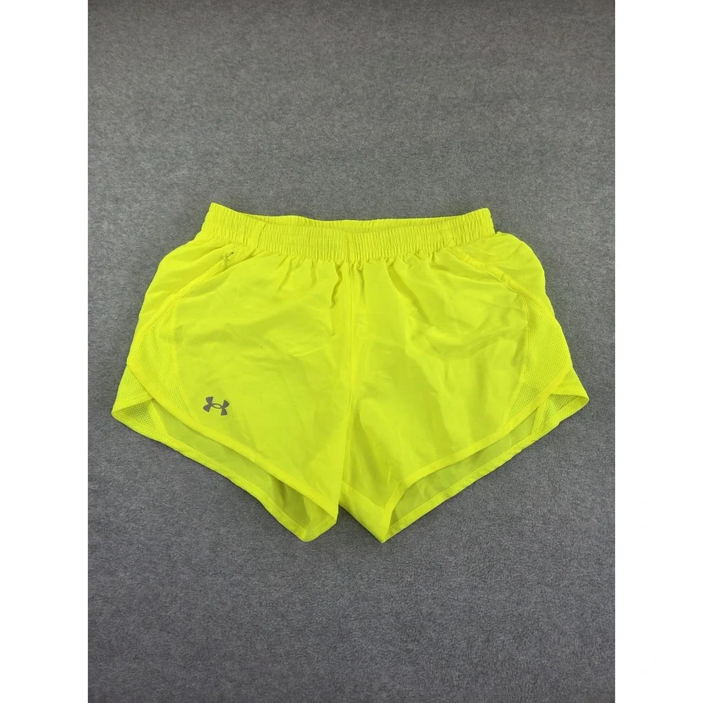 Under Armour Fly By Shorts Running Lightweight Safety Built In Brief Pocket 3.5